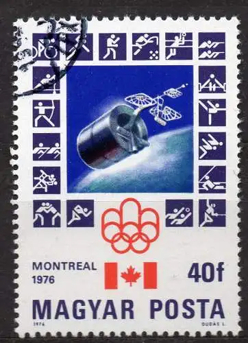 Ungarn, Mi-Nr. 3125 gest., Olympische Sommerspiele Montreal 1976
