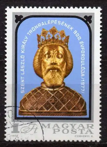 Ungarn, Mi-Nr. 3319 gest., 900. Jahrestag der Thronbesteigung von Sankt Ladislaus
