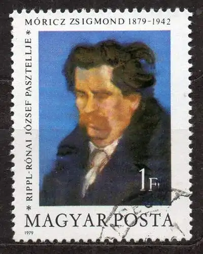 Ungarn, Mi-Nr. 3354 gest., 100. Geburtstag von Zsigmund Móricz
