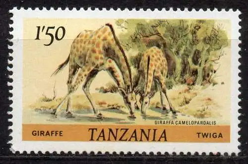 Tansania, Mi-Nr. 168 C **, Giraffen