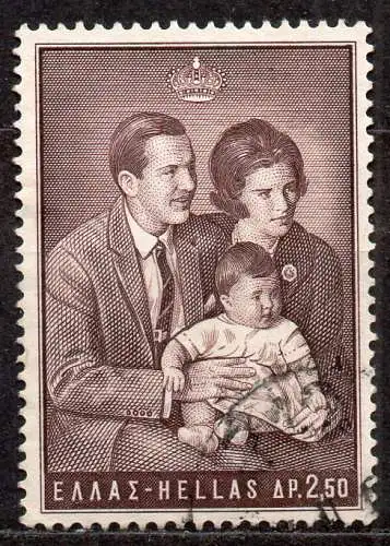 Griechenland, Mi-Nr. 934 gest., Königsfamilie