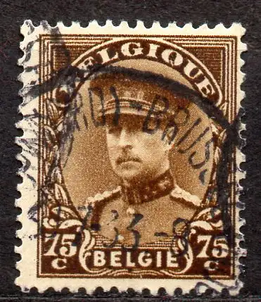 Belgien, Mi-Nr. 332 gest., König Albert I.