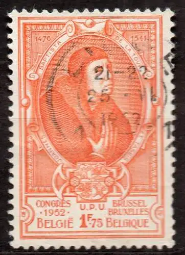 Belgien, Mi-Nr. 930 gest., 13. Weltpostvereinskongreß, Brüssel