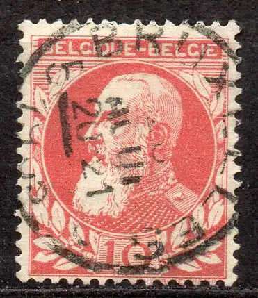 Belgien, Mi-Nr. 71 gest., König Leopold II.