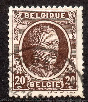 Belgien, Mi-Nr. 175 b gest., König Albert I.