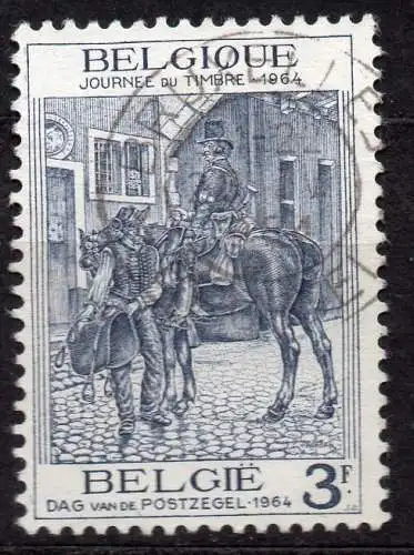 Belgien, Mi-Nr. 1344 gest., Tag der Briefmarke 1964