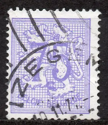 Belgien, Mi-Nr. 1435 gest., Heraldischer Löwe