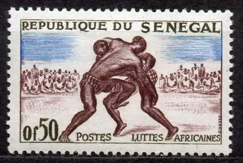 Senegal, Mi-Nr. 245 **, Sport: Ringen
