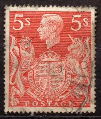 Großbritannien, Mi-Nr. 213 gest., König Georg VI.