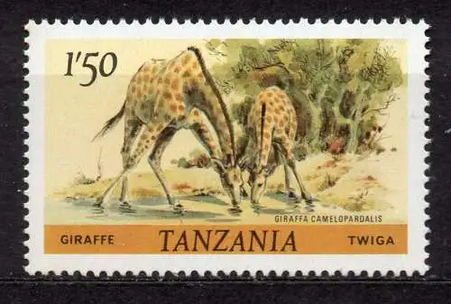 Tansania, Mi-Nr. 168 C **, Giraffen