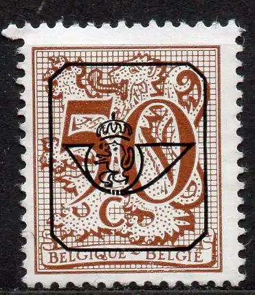 Belgien, Mi-Nr. 2010  V (*), Vorausentwertung, Heraldischer Löwe