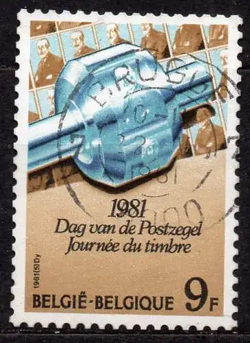 Belgien, Mi-Nr. 2060 gest., Tag der Briefmarke 1981