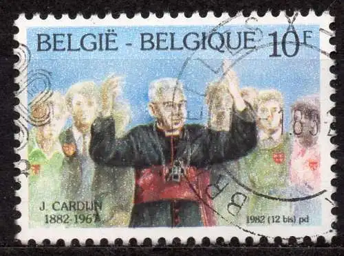 Belgien, Mi-Nr. 2120 gest., 100. Geburtstag von Kardinal Joseph Cardijn