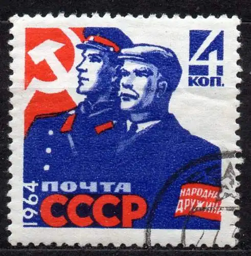 Sowjetunion, Mi-Nr. 2894 gest., Tag der Miliz und Volkskampfgruppen