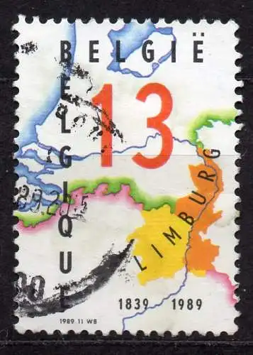 Belgien, Mi-Nr. 2390 gest., 150 Jahre Provinz Limburg