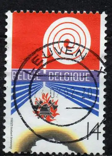 Belgien, Mi-Nr. 2495 gest., Feuerbekämpfung