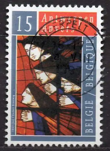 Belgien, Mi-Nr. 2551 gest., Antwerpen - Kulturhauptstadt Europas 1993