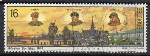 Belgien, Mi-Nr. 2623 gest., Befreiung Belgiens