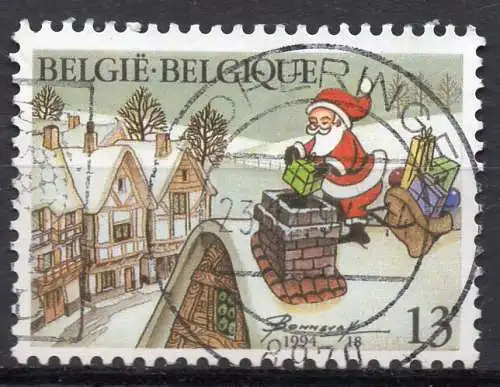 Belgien, Mi-Nr. 2633 gest., Weihnachten und Neujahr
