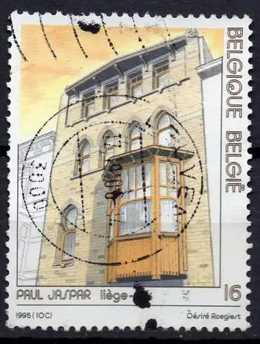 Belgien, Mi-Nr. 2658 gest., Tourismus: Jugendstil-Haus in Lüttich