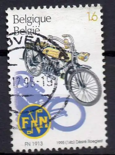 Belgien, Mi-Nr. 2668 gest., Motorrad