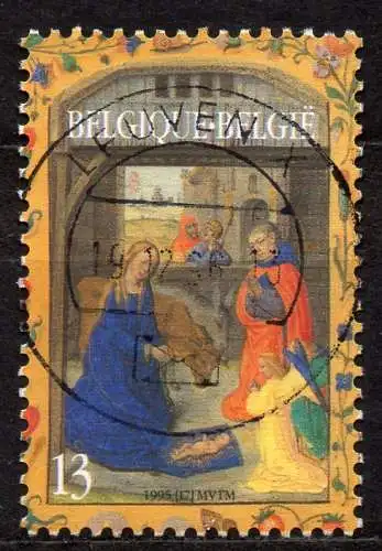 Belgien, Mi-Nr. 2674 gest., Weihnachten und Neujahr