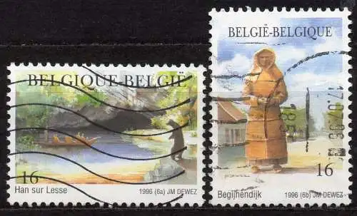 Belgien, Mi-Nr. 2692 - 2693 gest., kompl., Tourismus