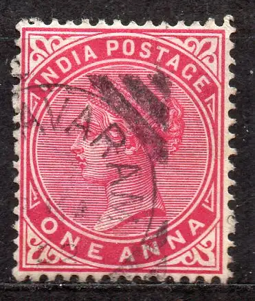 Indien, Mi-Nr. 52 gest., Königin Viktoria