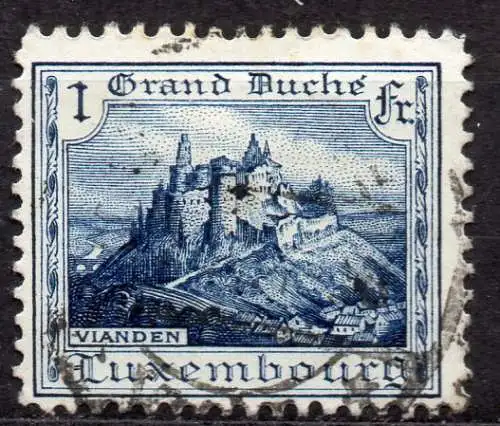 Luxemburg, Mi-Nr. 163 gest., Schloss Vianden