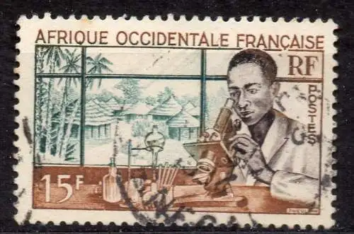 Französisch-Westafrika, Mi-Nr. 64 gest., Laborant