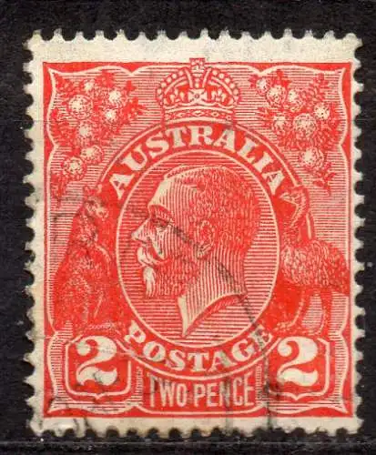 Australien, Mi-Nr. 100 X gest., König Georg V.