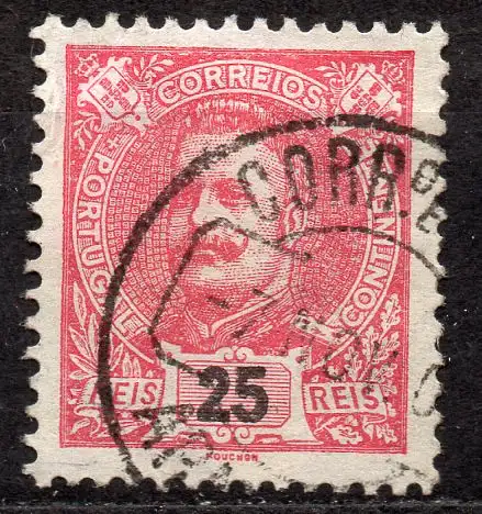 Portugal, Mi-Nr. 147 gest., König Carlos I.
