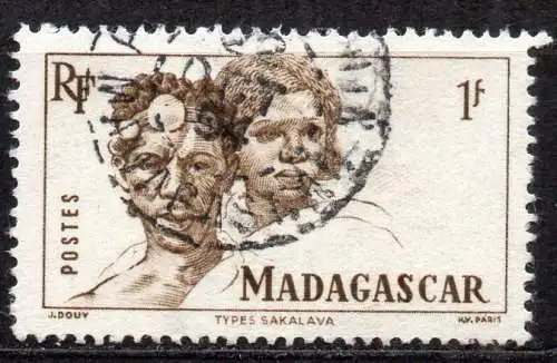 Madagaskar, Mi-Nr. 393 gest., Landesmotive