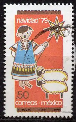 Mexiko, Mi-Nr. 1656 gest., Weihnachten 1979
