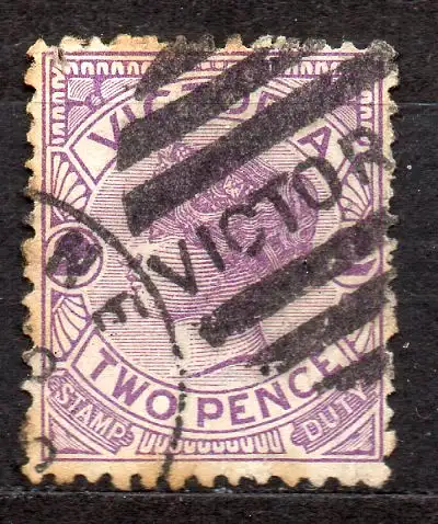 Victoria (Alt-Australien), Mi-Nr. 102 gest., Königin Viktoria