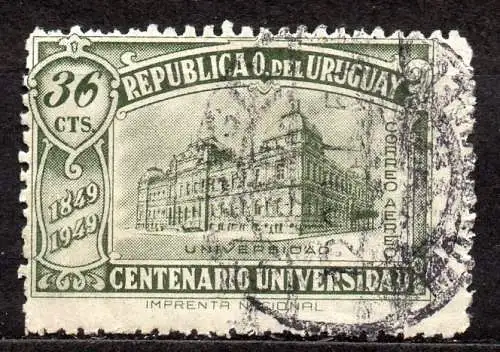 Uruguay, Mi-Nr. 750 gest., 100 Jahre Universität Montevideo