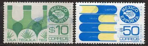 Mexiko, Mi-Nr. 1791 A I a x + 1797 A x gest., 