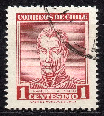 Chile, Mi-Nr. 563 gest., Persönlichkeiten