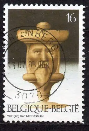Belgien, Mi-Nr. 2645 gest., König eines Schachspiels