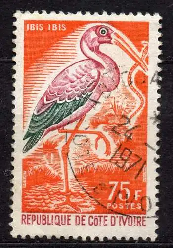 Elfenbeinküste, Mi-Nr. 290 gest., Vogel