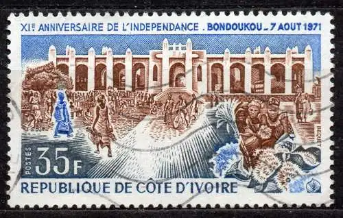 Elfenbeinküste, Mi-Nr. 387 gest., Unabhängigkeitstag