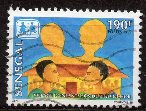 Senegal, Mi-Nr. 1529 gest., SOS-Kinderdorf