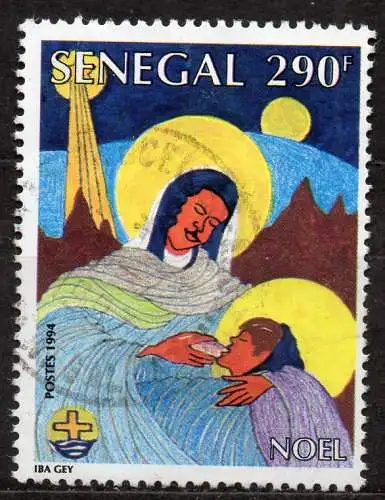 Senegal, Mi-Nr. 1350 gest., Weihnachten 1994