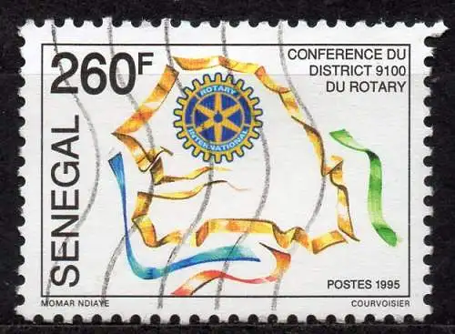 Senegal, Mi-Nr. 1351 gest., Rotary International