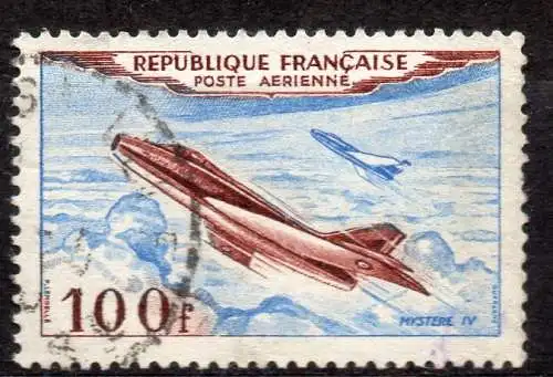 Frankreich, Mi-Nr. 987 gest., Flugzeug