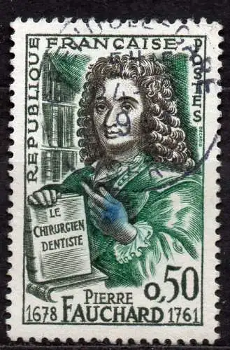 Frankreich, Mi-Nr. 1361 gest., 200. Todestag von Pierre Fauchard