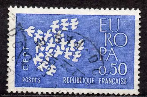 Frankreich, Mi-Nr. 1364 gest., Europa CEPT 1961