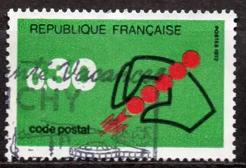 Frankreich, Mi-Nr. 1795 gest., Neue Postverordnung