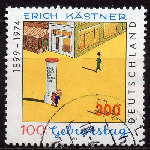 BRD, Mi-Nr. 2035 gest., Erich Kästner