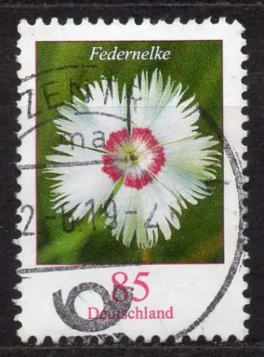 BRD, Mi-Nr. 3116 gest., DS Blumen: Federnelke